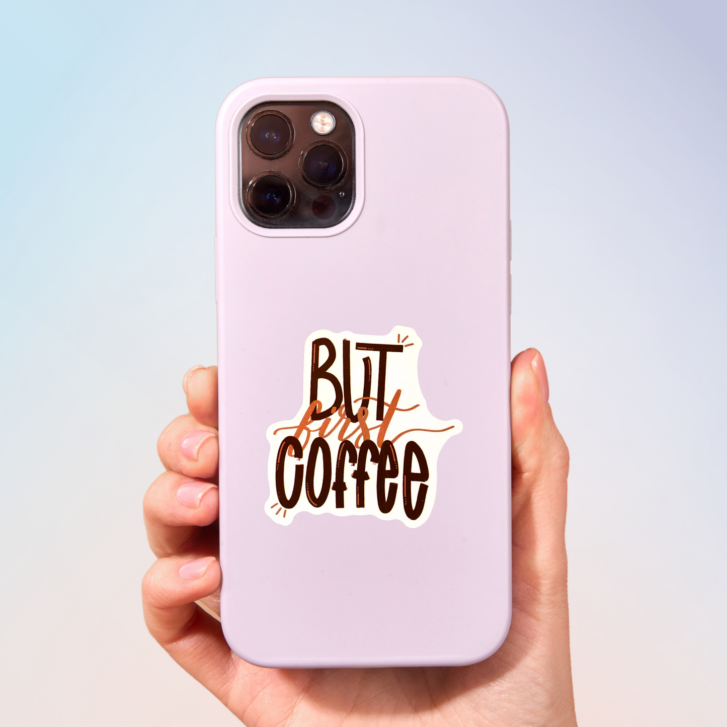 But First Coffee Sticker