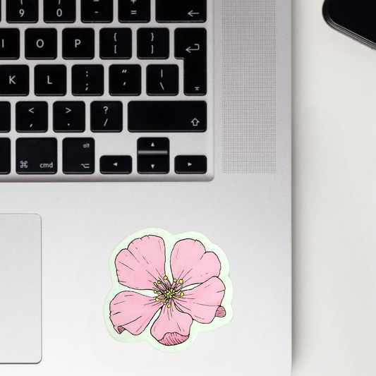 Floral View Sticker