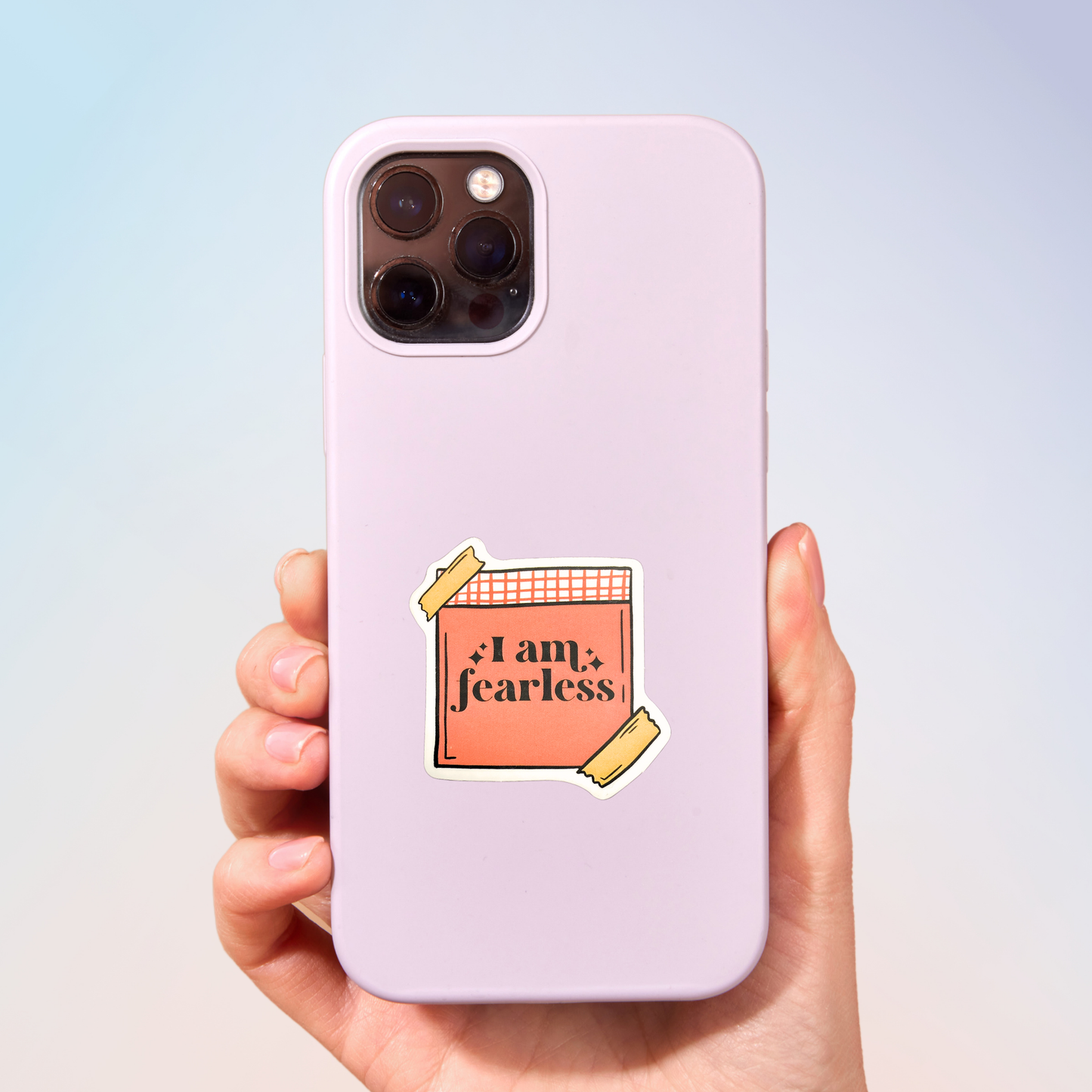 I Am Fearless Sticker