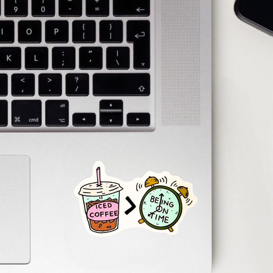 Iced Coffee Sticker