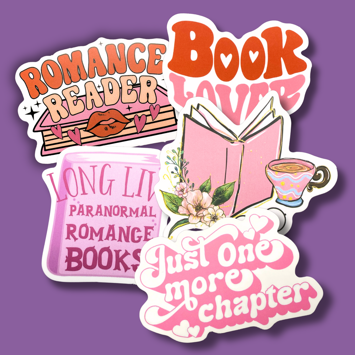 Bookworm - 5 Sticker Packs