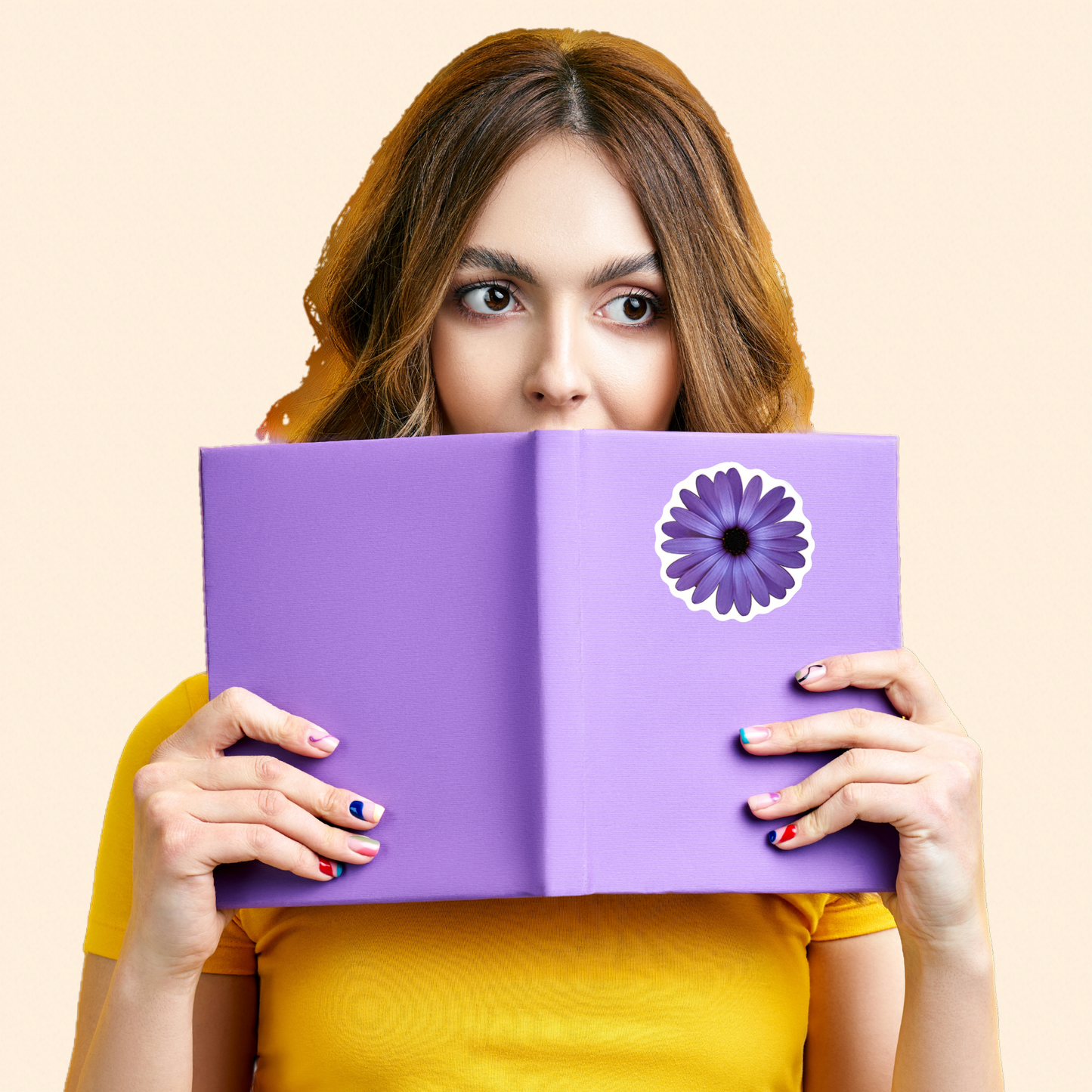 Purple Petal Sticker