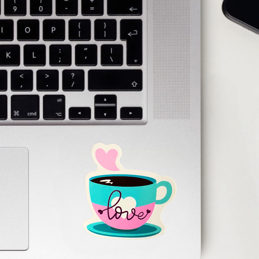 Love For Coffee Sticker