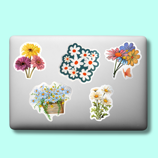 Floral View - 5 Sticker Packs