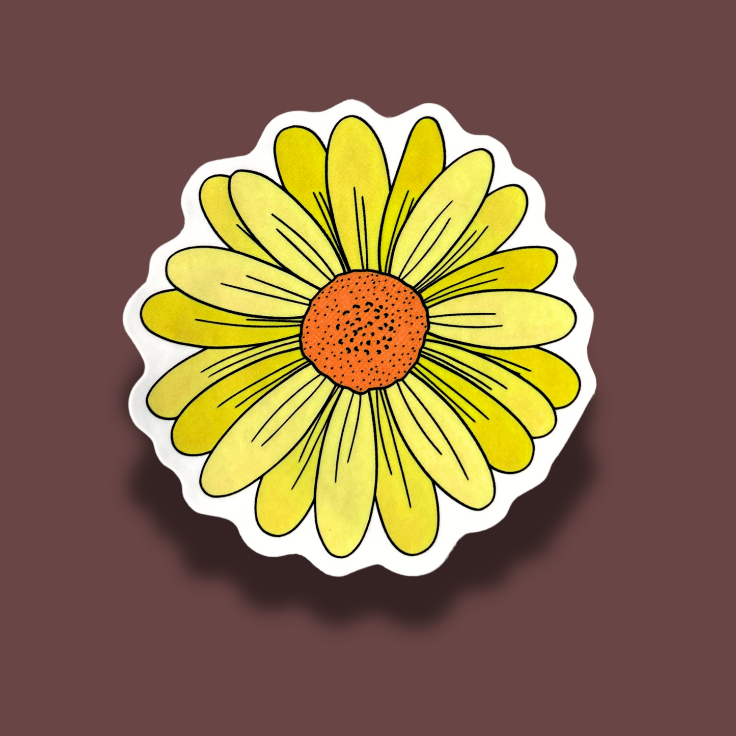 Yellow Bloom Sticker