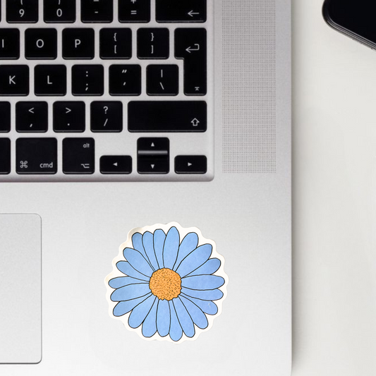 Blue Blossom Sticker
