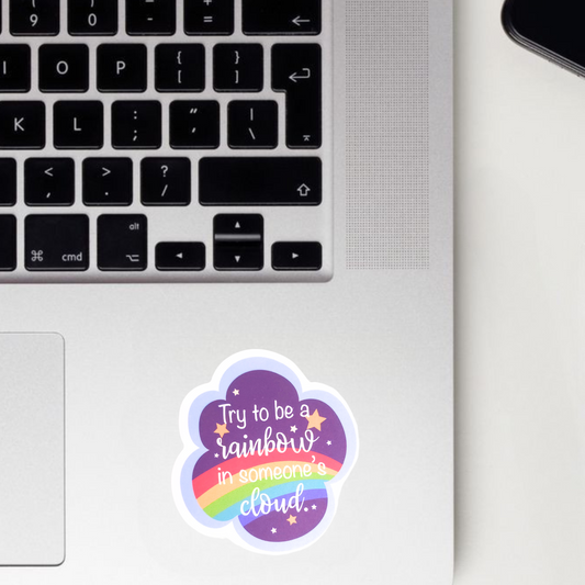 Rainbow In Someone's Cloud Sticker