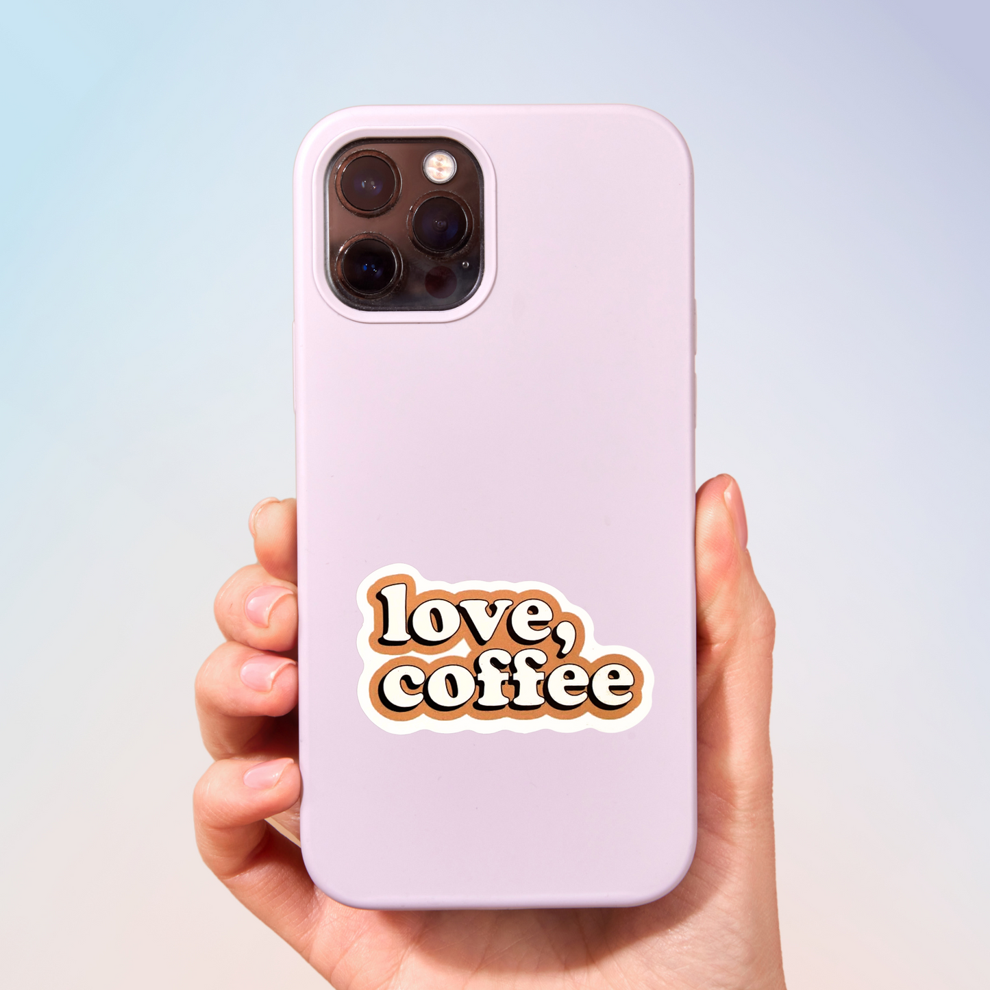 Love, Coffee.. Sticker