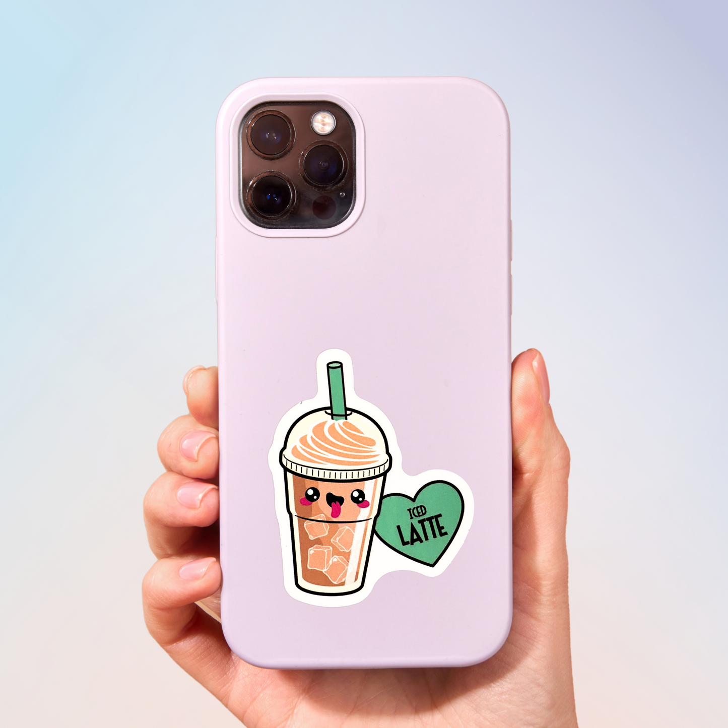 Iced Latte Sticker