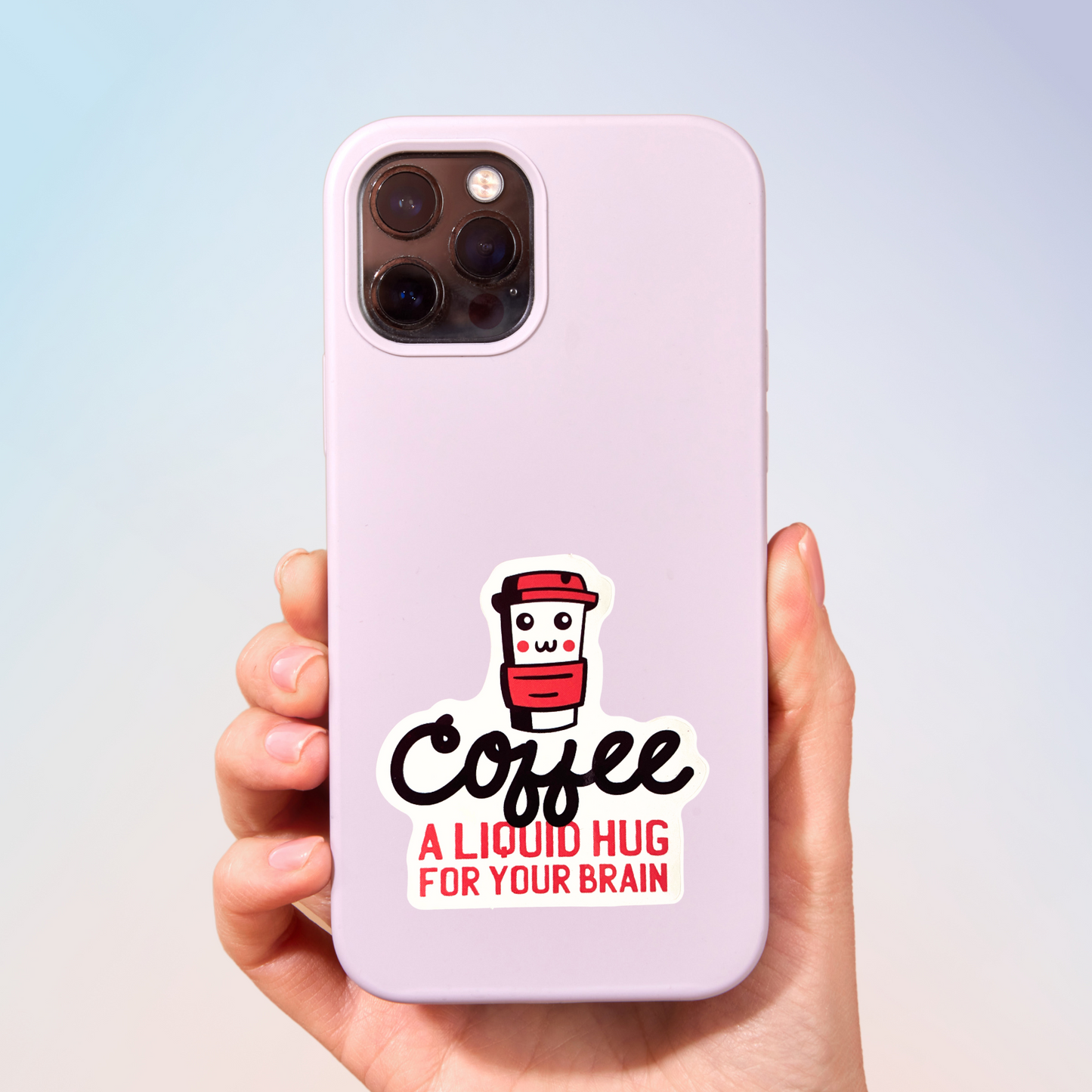 A Liquid Hug Sticker