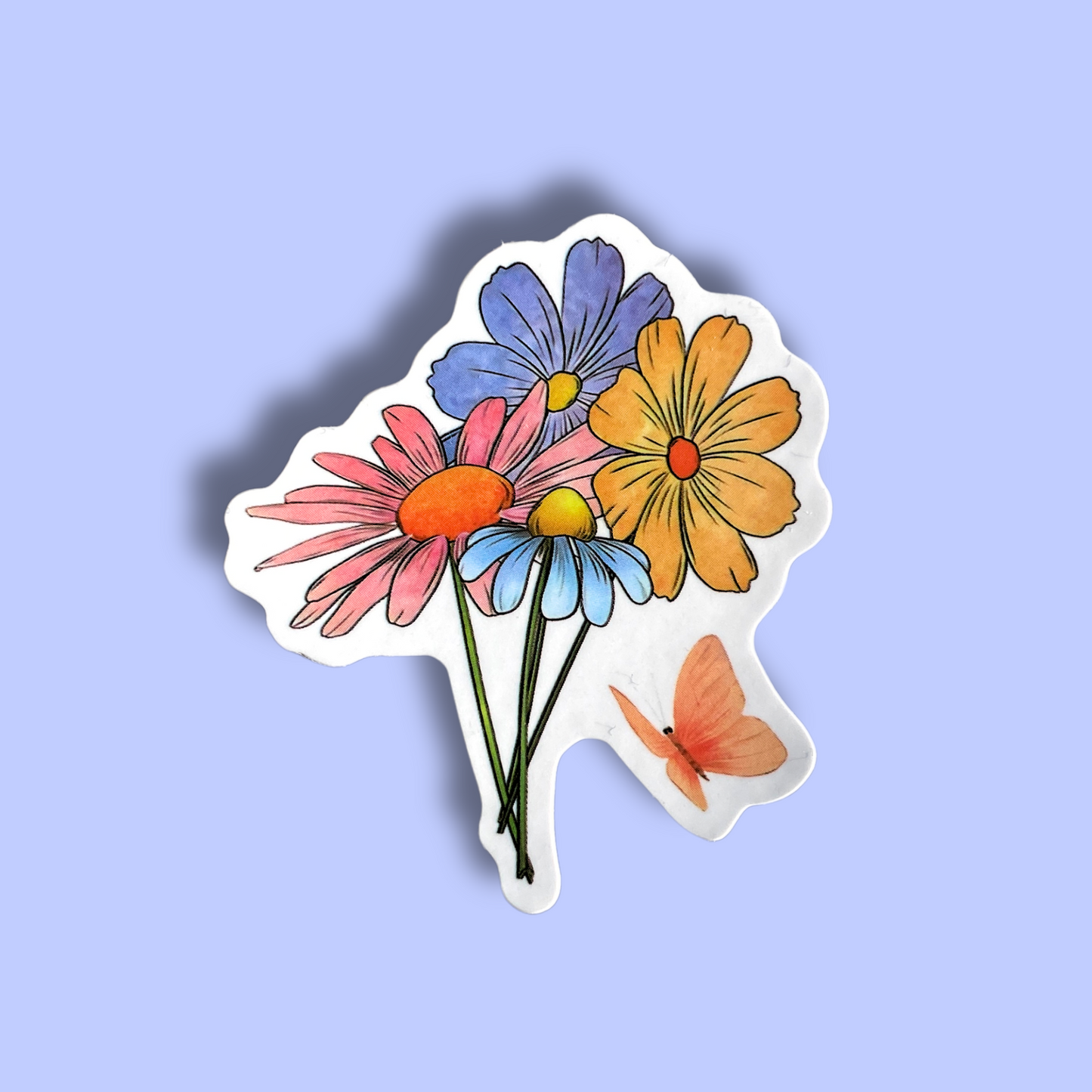 Floral Pop Sticker