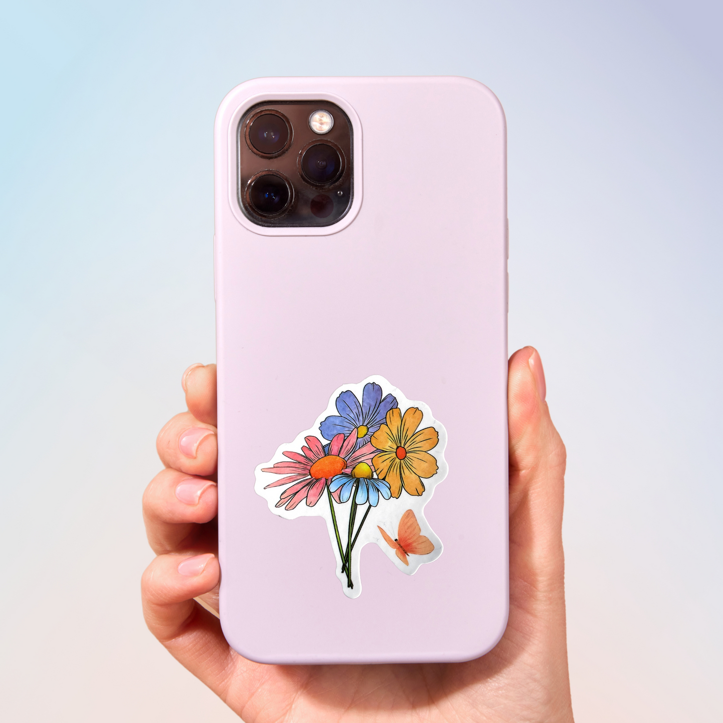 Floral Pop Sticker
