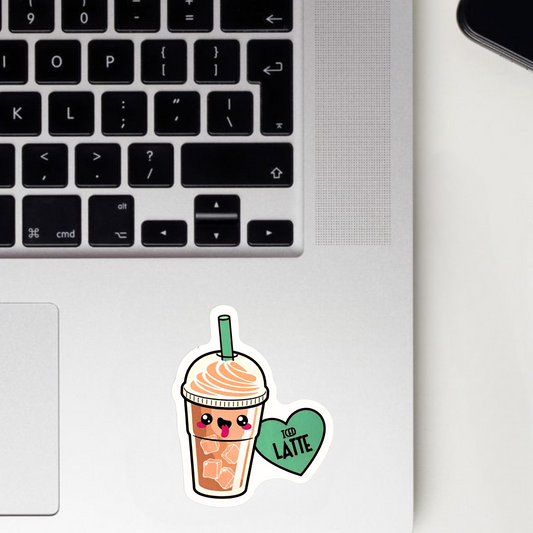 Iced Latte Sticker