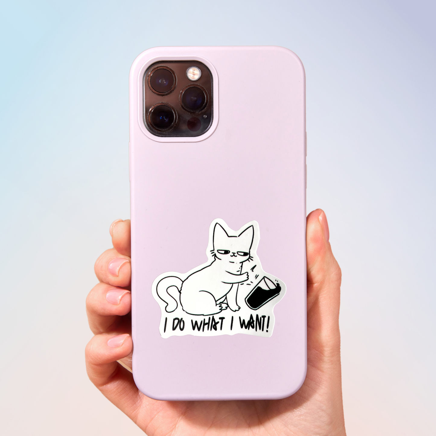 I Do What I Want! Sticker