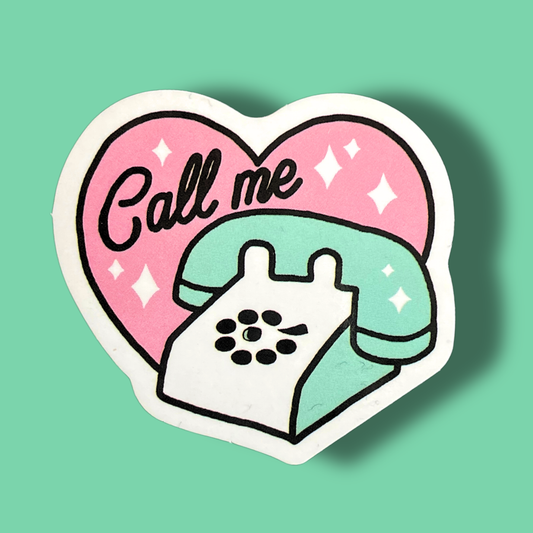 Call Me Sticker
