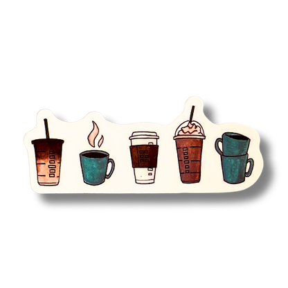 Caffeine Crew Sticker