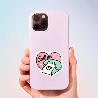 Call Me Sticker
