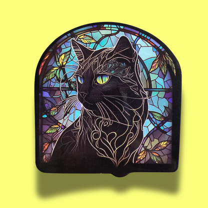 Midnight Purr Sticker