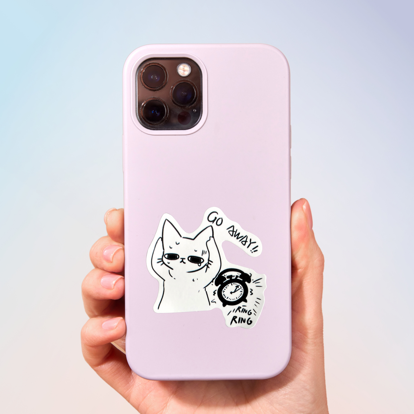 Go Away Sticker