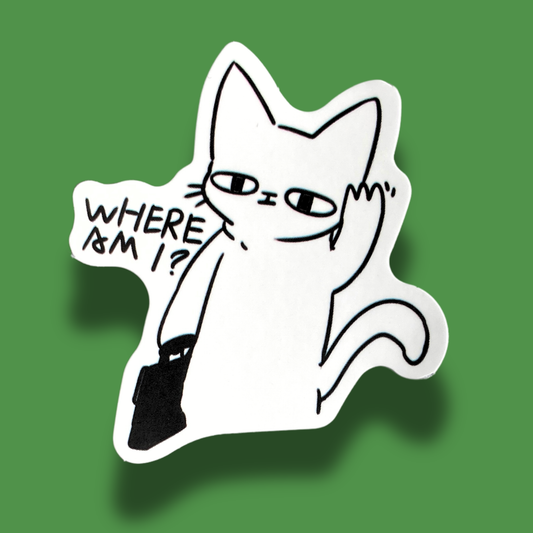 Where Am I? Sticker