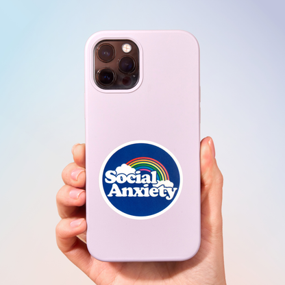 Social Anxiety Sticker