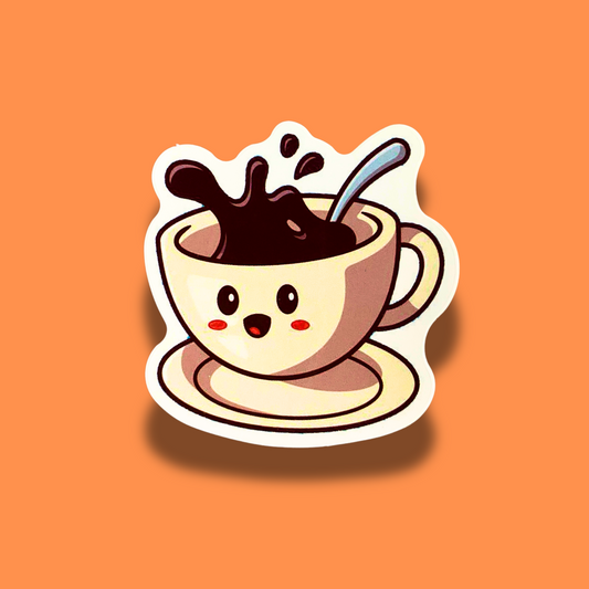 Black Coffee Sticker