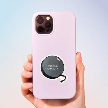 Social Anxiety Sticker