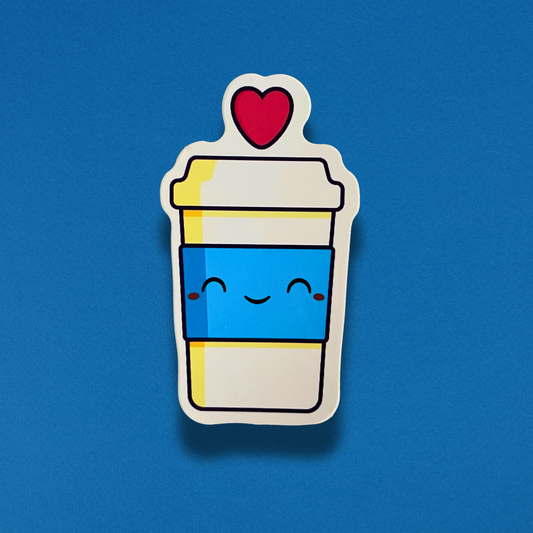 Happy Coffee Sticker
