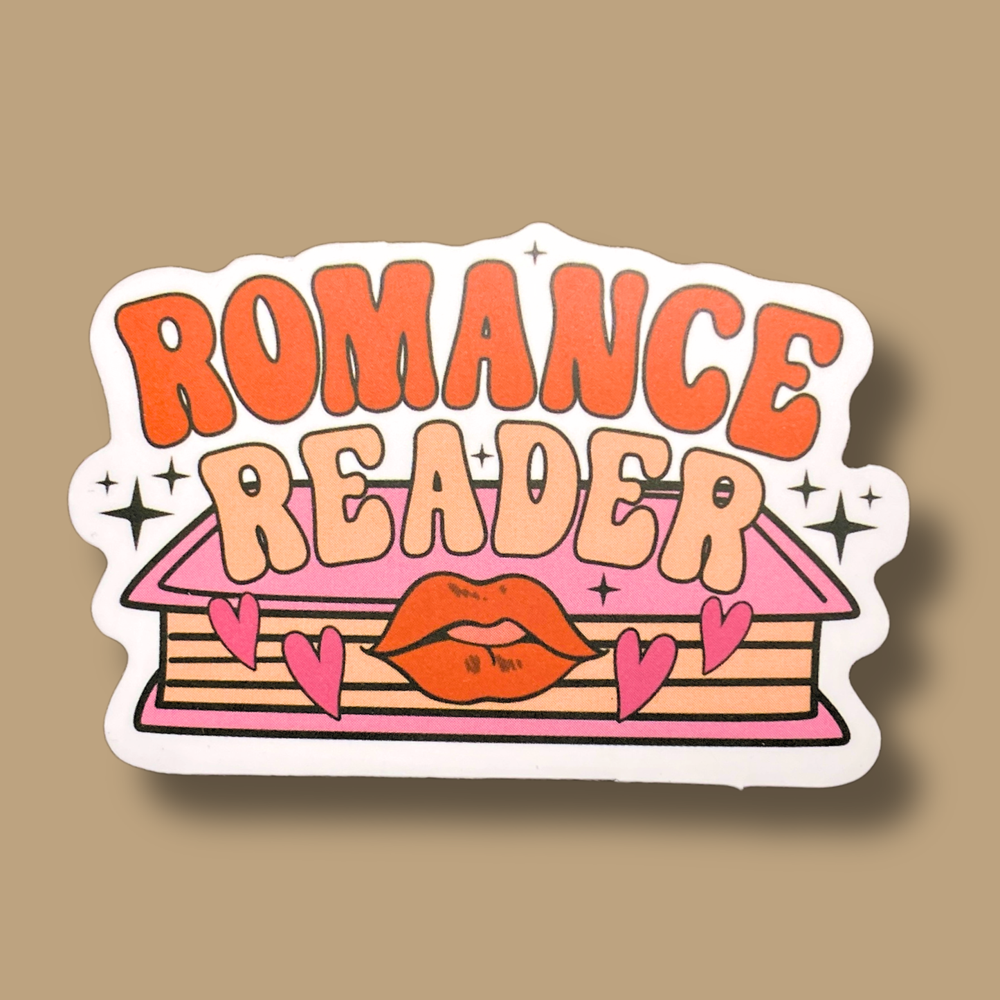 Romance Reader Sticker