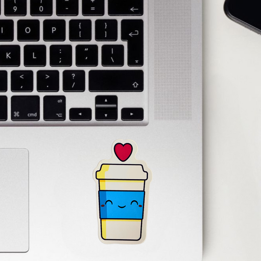 Happy Coffee Sticker