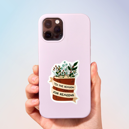 This Is The Season For Reading Sticker