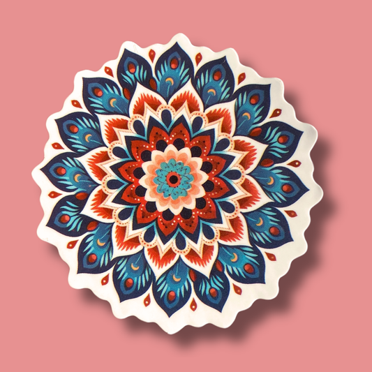 Whimsy Wheel Mandala Sticker