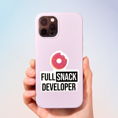Full Snack Developer Sticker