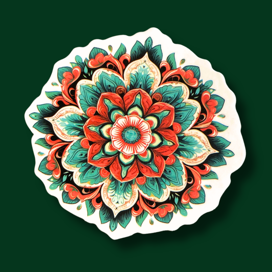 Framed View Mandala Sticker