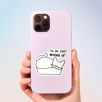 To Do List Sticker