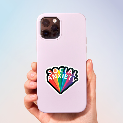 Social Anxiety Sticker