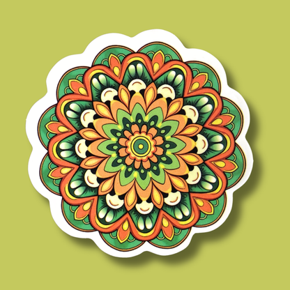 Playful Mandala Sticker