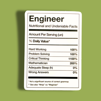 Engineer Sticker