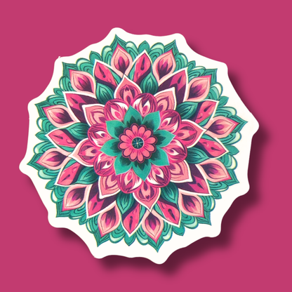 Mystic Circle Mandala Sticker