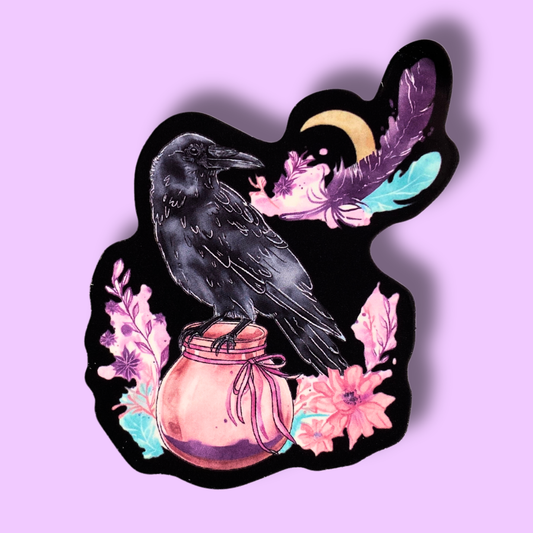 Feather Drop Sticker