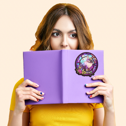 Colourful Kitty Sticker