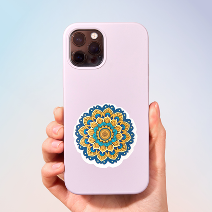 Geometric Fusion Mandala Sticker