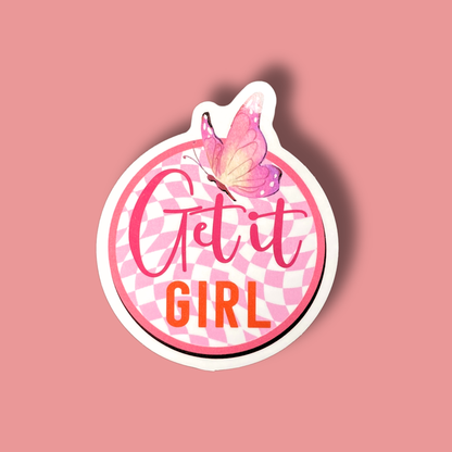 Get It Girl Sticker