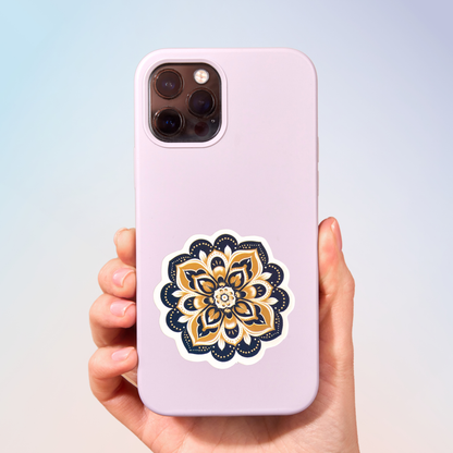 Blooming Joy Mandala Sticker