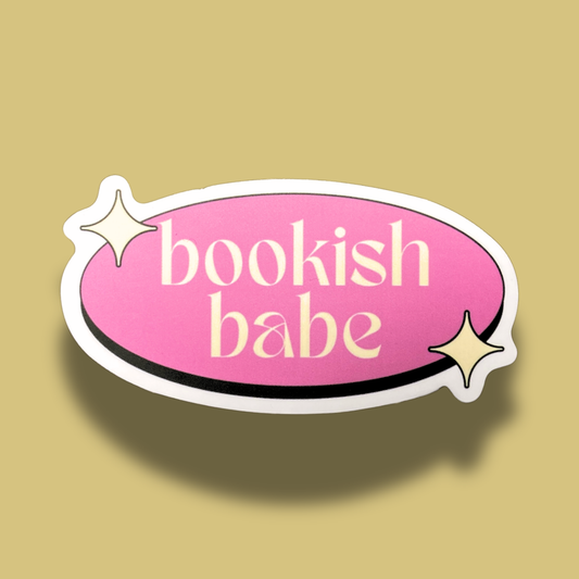Bookish Babe Sticker