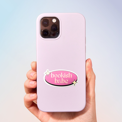 Bookish Babe Sticker