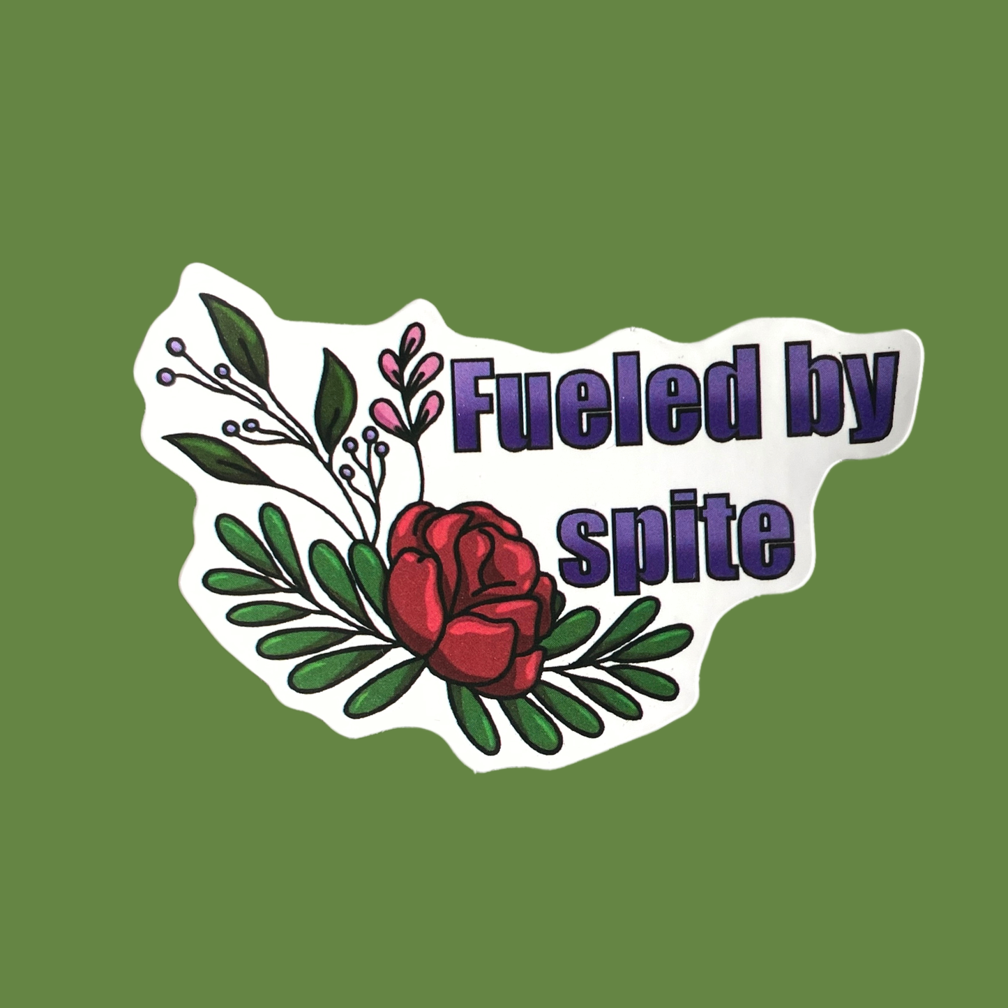 Fueled By Spite Sticker