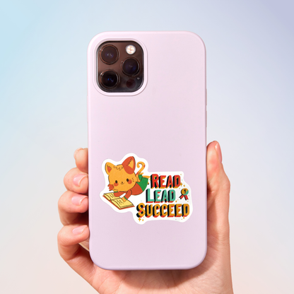 Read ..Lead .. Succeed .. Sticker
