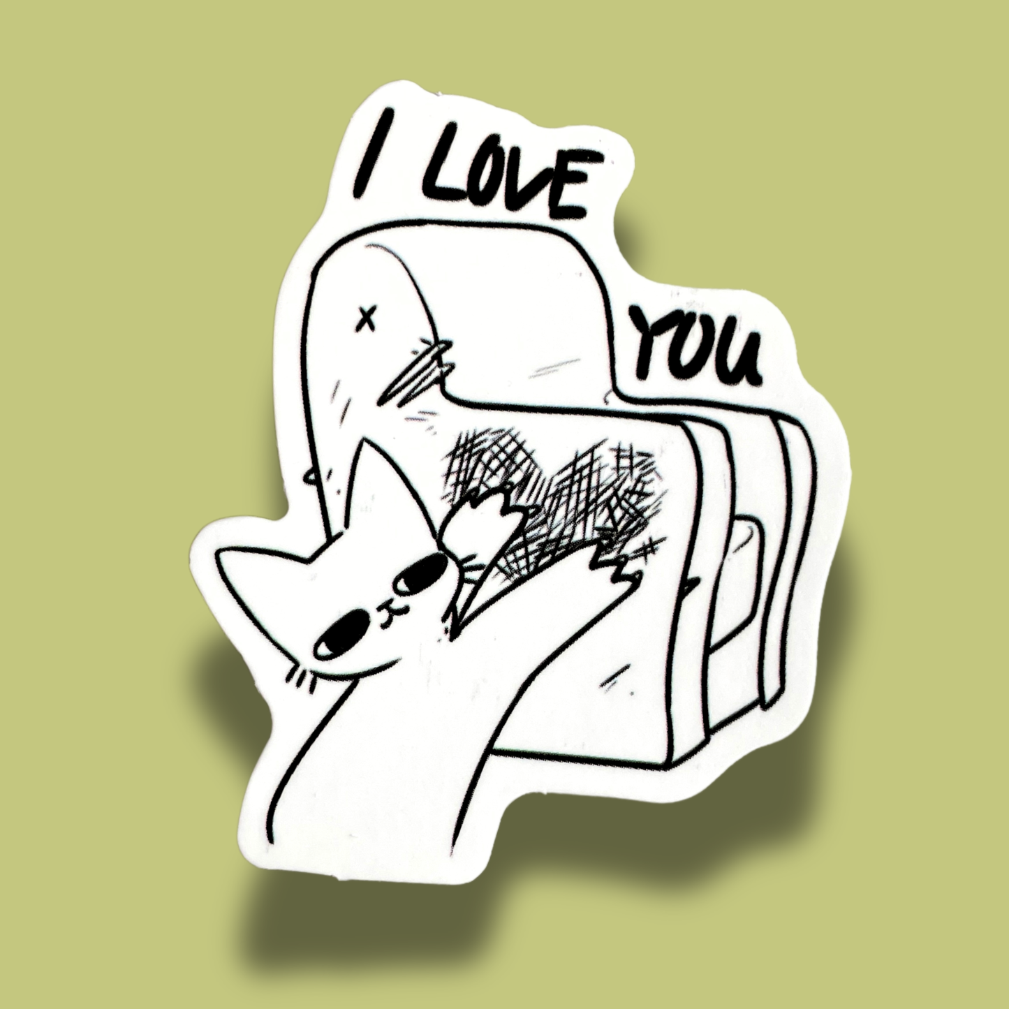 I Love You Sticker