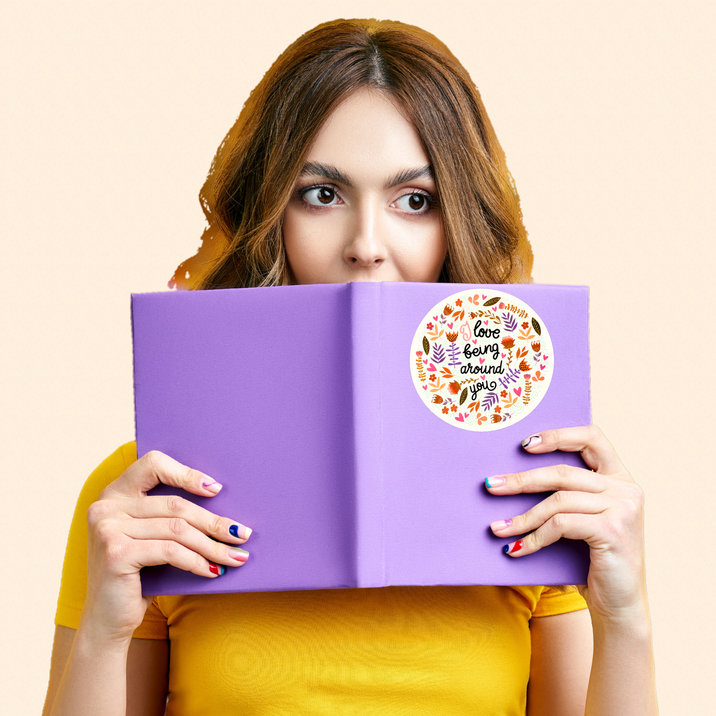 Love Being Around You Sticker